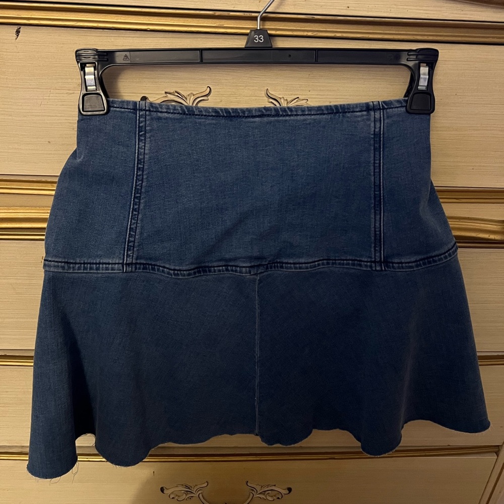 We the Free denim skirt.